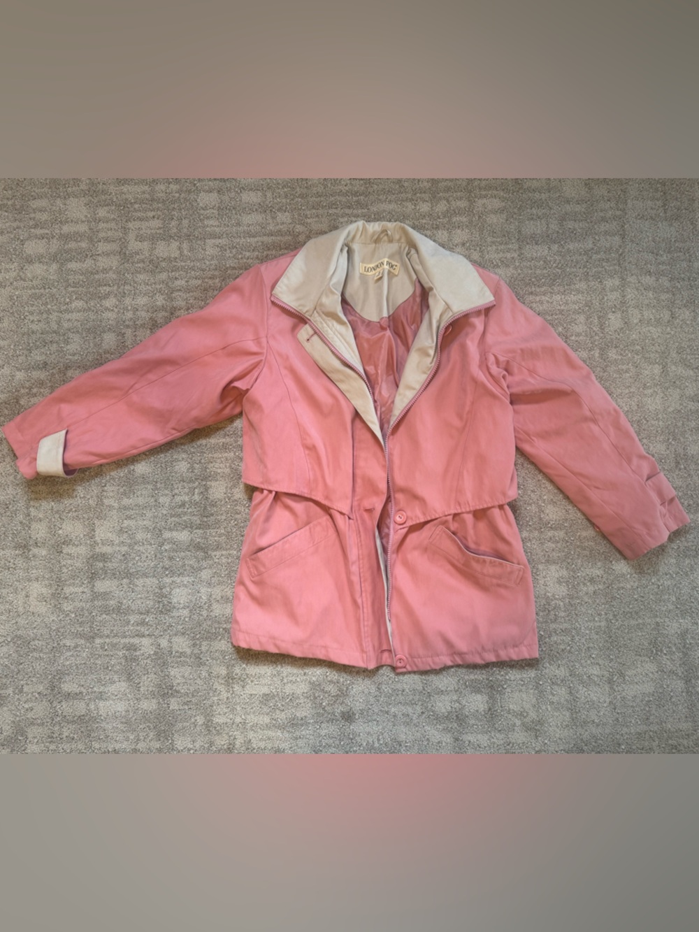 London Fog pink jacket Size S